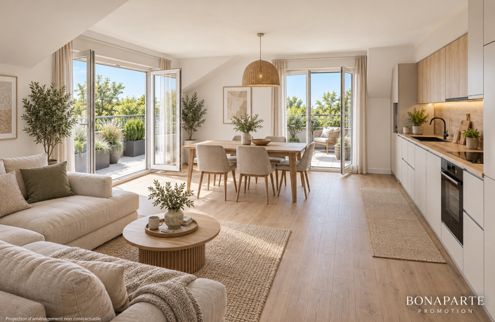 magnifique 4 pièces de 91m² avec terrasse de 35m² r+2 — photo 2