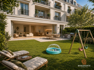 achat appartement neuf 4 chambres en rez de jardin centre ville de Beauchamp — photo 2