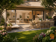 achat appartement neuf 4 chambres en rez de jardin centre ville de Beauchamp — photo 3