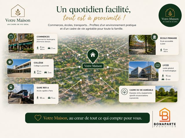 Cergy coteaux maison neuve 5 pièces avec terrasse et jardin — photo du bien