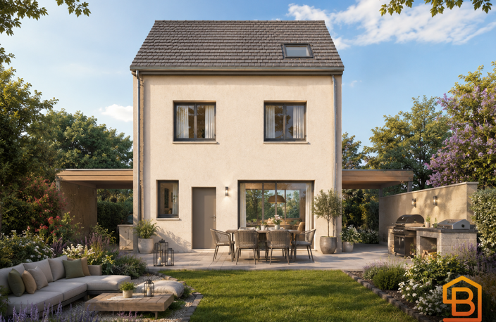 Cergy coteaux maison neuve 5 pièces avec terrasse et jardin — photo 2