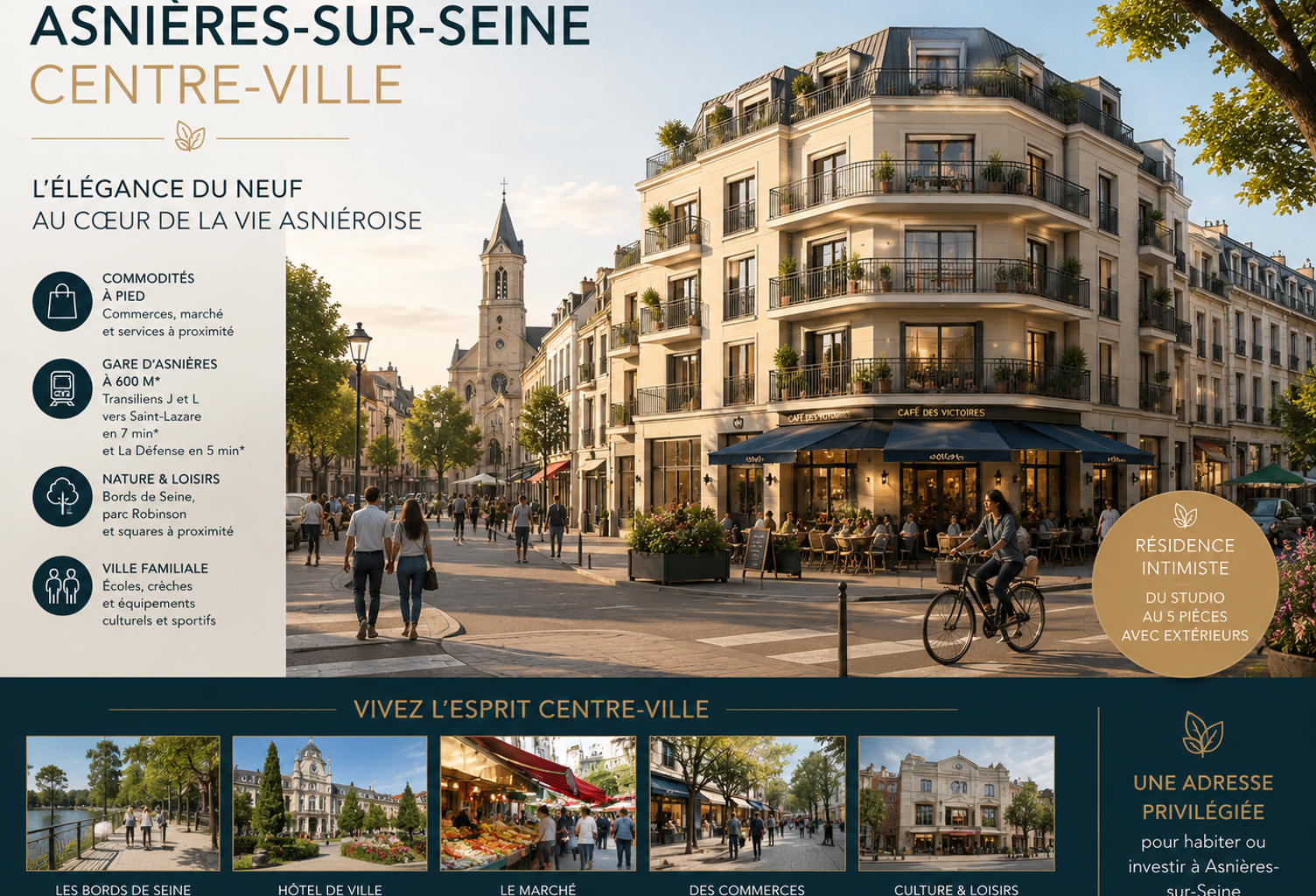 RETOUR DE LOT 3 PIECES CENTRE VILLE EN ETAGE — photo 1