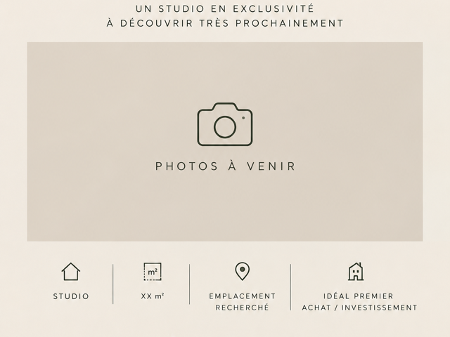 Vente Appartement 1 pièce — photo du bien