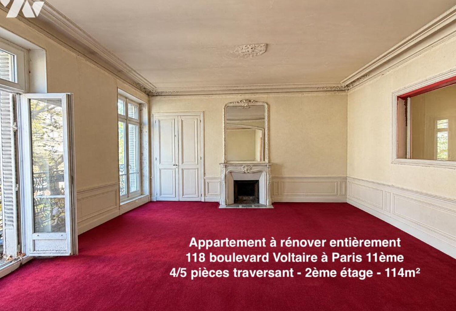Vente appartement 5 pièces 114 m² Paris 11 (75011) — photo 1