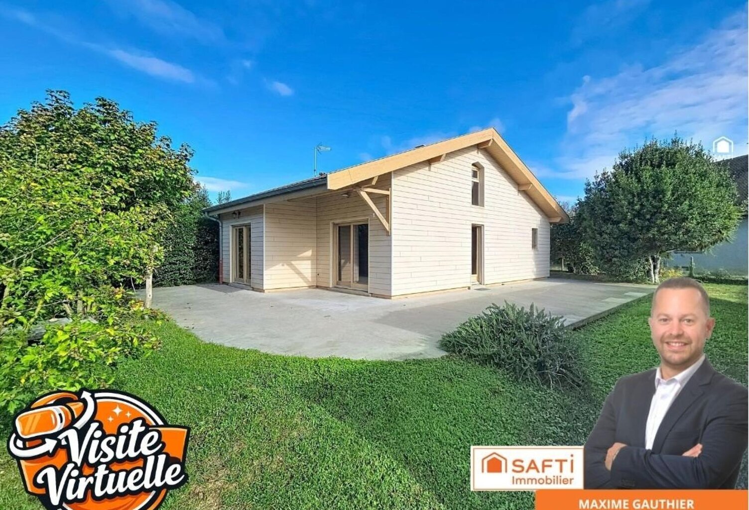 Maison familiale en ossature bois avec grand terrain à Meyrié — photo 1