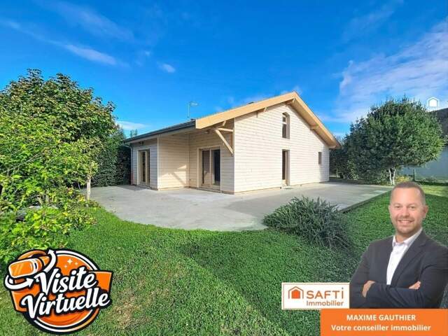 Maison familiale en ossature bois avec grand terrain à Meyrié — photo du bien
