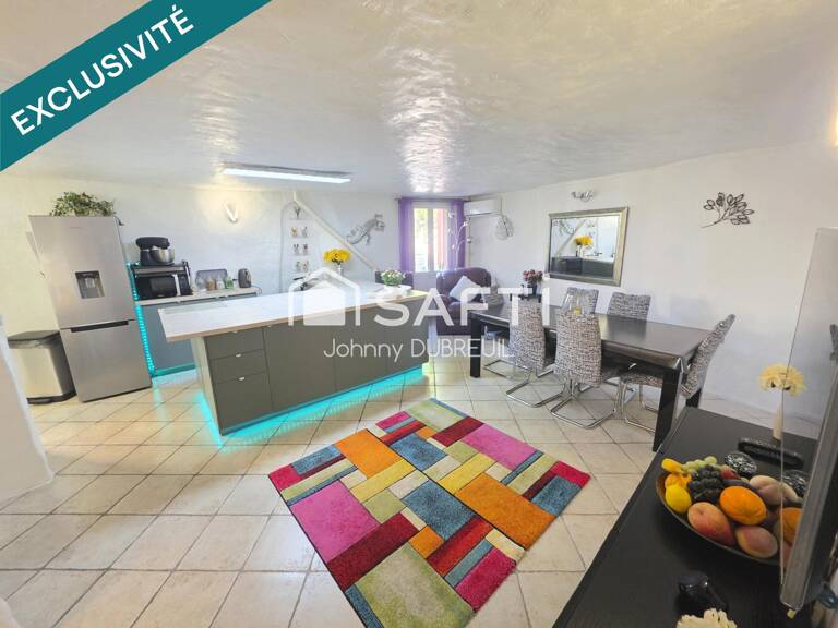 PIGNANS  MAISON DE VILLAGE T4, GRAND GARAGE DE 50M2, LUMINEUSE, CLIMATISATION — photo 1