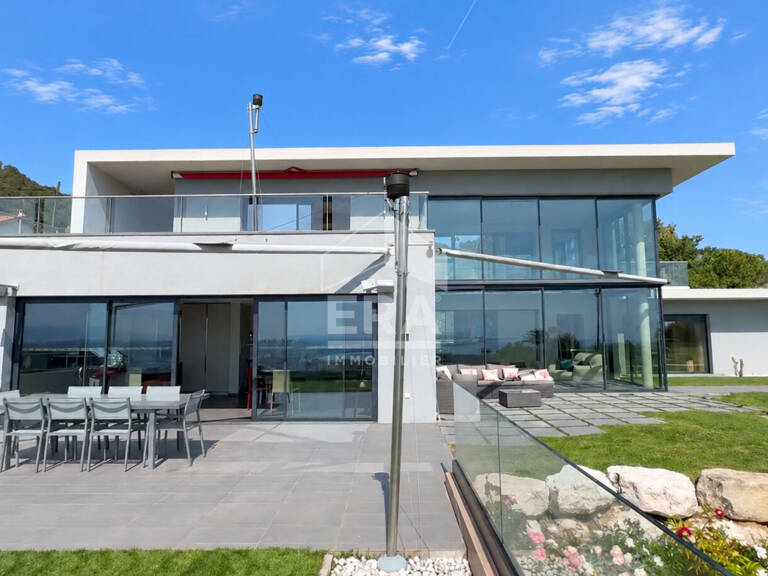 NICE EST - VINAIGRIER / COL DE VILLEFRANCHE-SUR-MER : VILLA D'ARCHITECTE D'EXCEPTION AVEC VUE MER PANORAMIQUE VILLE ET MER — photo 1