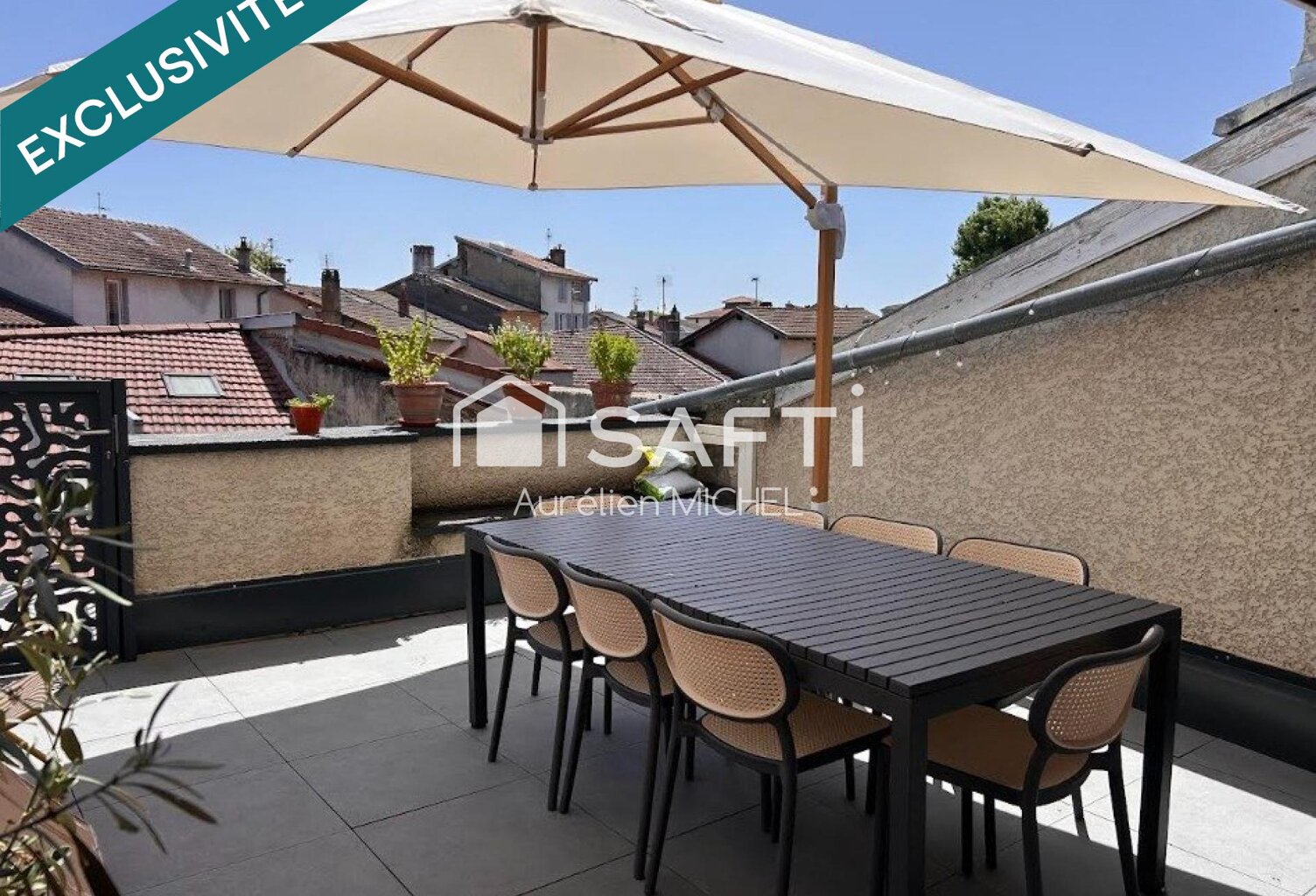 Coup de coeur pour ce T2 Lumineux avec grande terrasse sans vis à vis — photo 1