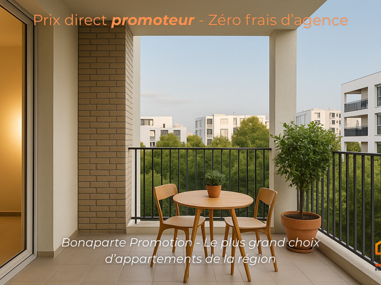 ZAC EUREKA - SUPERBE T2 DE 45M2 + TERRASSE 13M2 EN ETAGE — photo 1