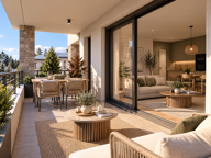 FONT-ROMEU – SUPERBE T2 EN DERNIER ÉTAGE AVEC TERRASSE – RÉSIDENCE DE STANDING — photo 2