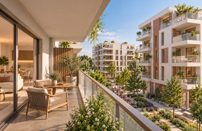 MONTPELLIER – T2 NEUF AVEC TERRASSE – TVA 5,5 % — photo 2