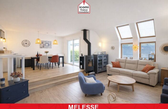 ILLE-ET-VILAINE - Melesse (35520) - A VENDRE - MAISON CONTEMPORAINE T6 DE 150M² AVEC 4/5 CHAMBRES ET ESPACE DE VIE EN REZ DE JARDIN - RARE - COUP DE COEUR - IDEAL FAMILLE — photo 4