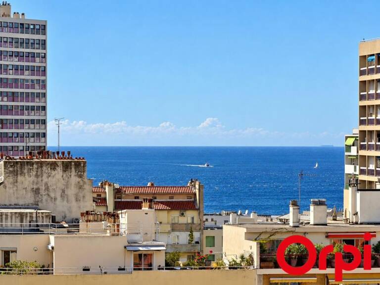 APPARTEMENT T3/4 MARSEILLE 13007 – DERNIER ÉTAGE – VUE MER PANORAMIQUE – TERRASSE ET BALCONS — photo 1