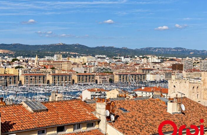 APPARTEMENT T3/4 MARSEILLE 13007 – DERNIER ÉTAGE – VUE MER PANORAMIQUE – TERRASSE ET BALCONS — photo 3