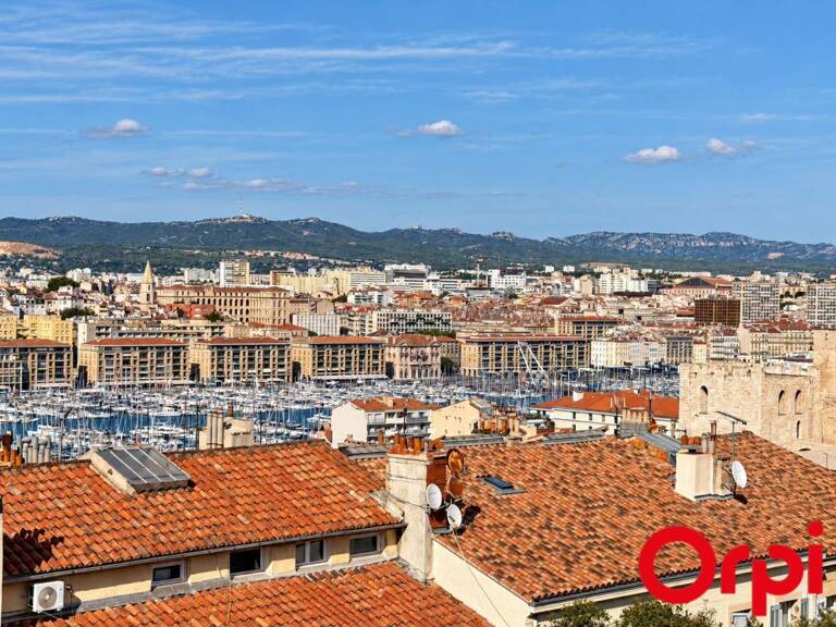APPARTEMENT T3/4 MARSEILLE 13007 – DERNIER ÉTAGE – VUE MER PANORAMIQUE – TERRASSE ET BALCONS — photo 1