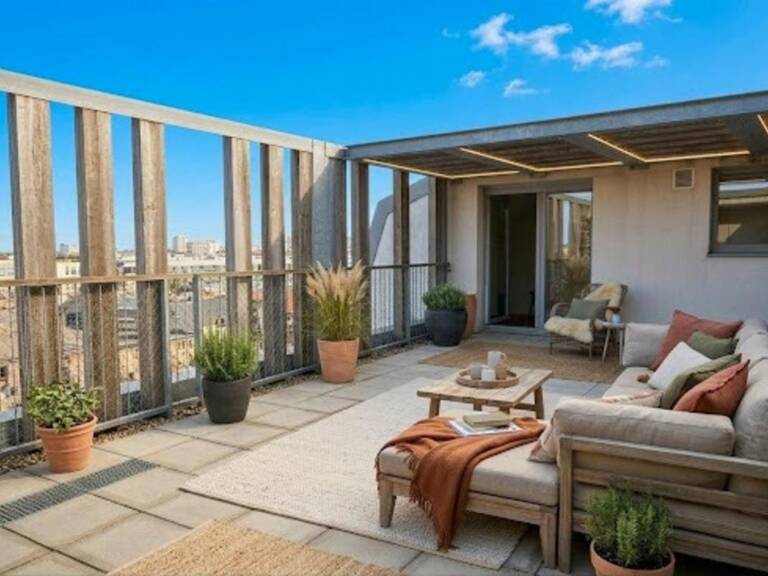 Exclusivité! Quartier Chartrons Appartement à vendre 3 pièces 76m2 dernier étage avec magnifique terrasse 50m2 BORDEAUX (33) — photo 1