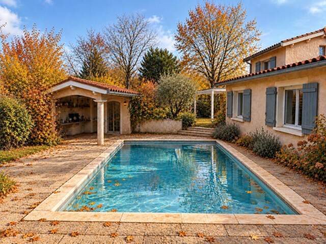Savigneux – Maison avec piscine, jardin et 5 chambres ! — photo du bien