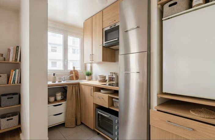 Village Jourdain (Paris 20ème) - Appartement à vendre 2 pièces avec balcon au calme — photo 4