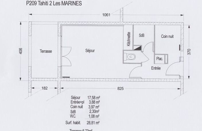 Appartement de 29m2 à louer sur Sausset-les-Pins — photo 2
