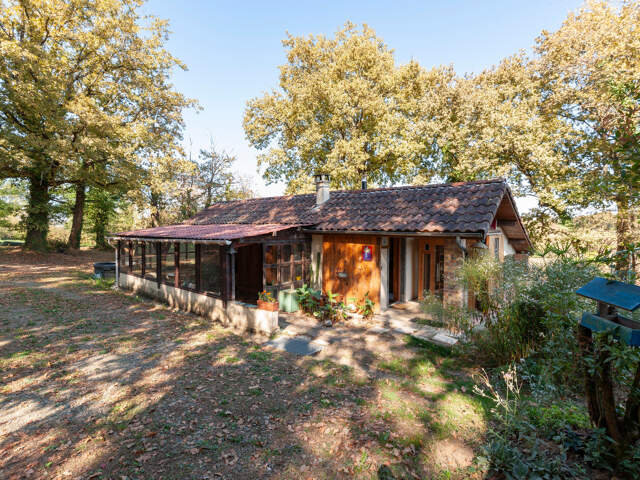 Vielle-Tursan – Une maisonnette singulière au cœur d’un terrain boisé de 4 800 m² — photo du bien