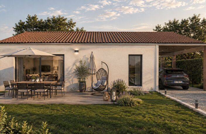 Projet de construction d'une maison 80.07 m² avec terrain à CLERLANDE (63) — photo 2