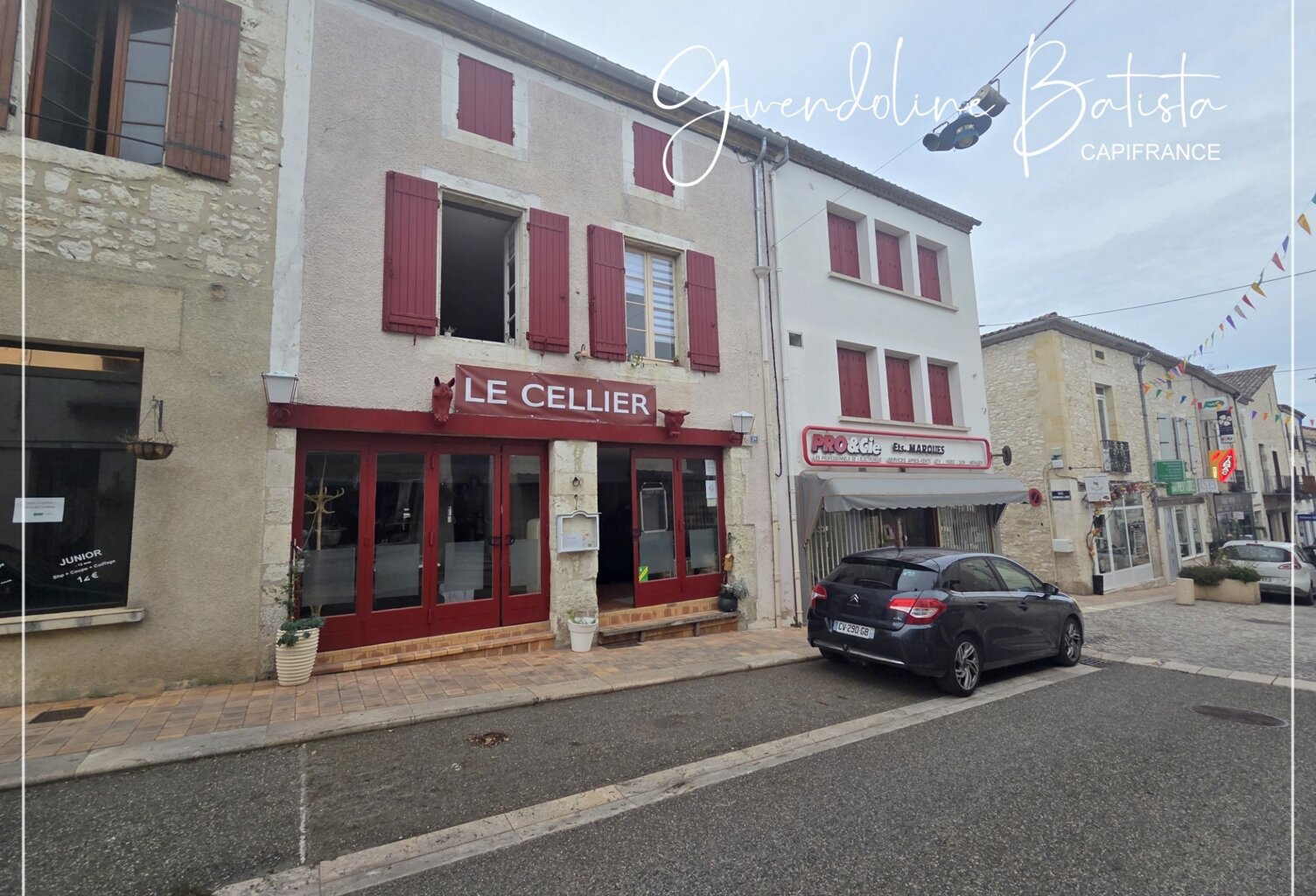 Immeuble de caractère 190m2 avec local commercial et appartement T3 — photo 1