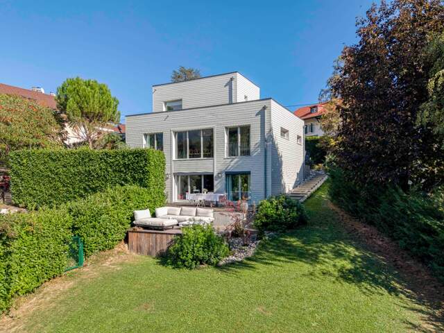 DIVONNE-LES-BAINS — Maison contemporaine T5 avec jardin paysager — photo du bien