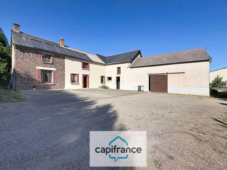Maison à vendre 4 pièces LA CHAPELLE DU LOU DU LAC (35) — photo 1