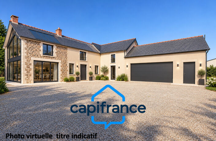 Maison à vendre 4 pièces LA CHAPELLE DU LOU DU LAC (35) — photo 2
