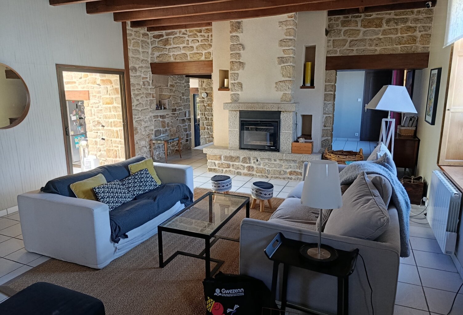 PLOËRDUT GRANDE PROPRIÉTÉ DE 253m² 12 PIÈCES COMPOSÉE DE DEUX MAISONS TRAVERSANTES UNE EXTENSION EN BOIS DE 252m² PARCELLES DE 6 HECTARES 3 ENVIRON — photo 1