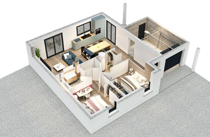 Maison 4 pièces 67 m2 — photo 2