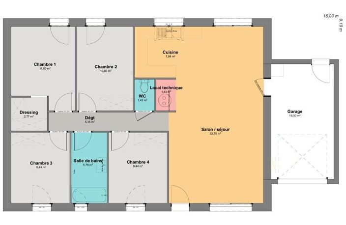 Maison 6 pièces 99 m2 — photo 3