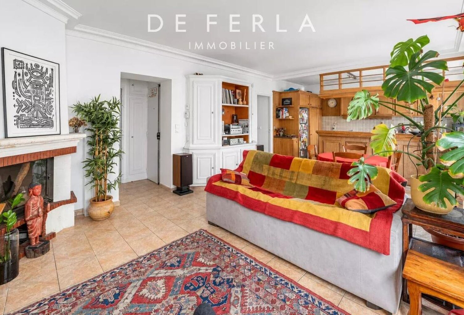 Paris XIVème - Village Pernety : Appartement 3 pièces traversant — photo 1