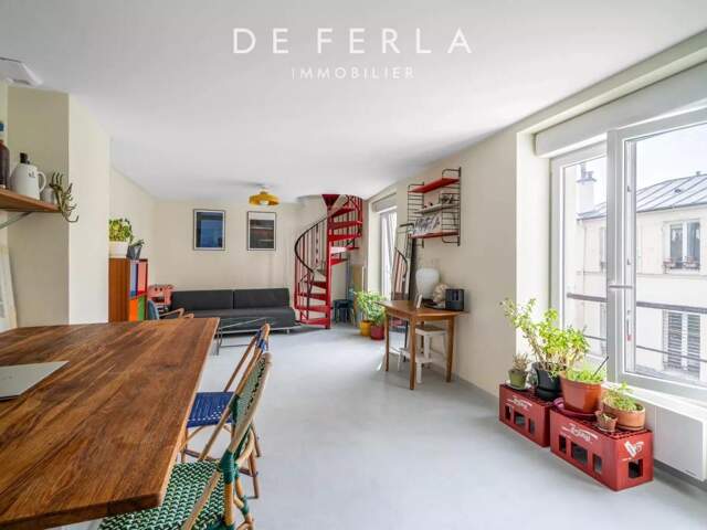 Paris XIVème - Gaité : Duplex 50m2 au calme absolu — photo du bien