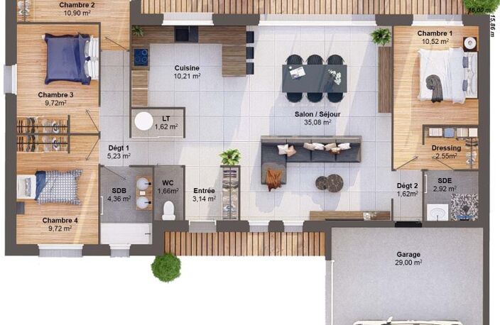 Maison 6 pièces 109 m2 — photo 3