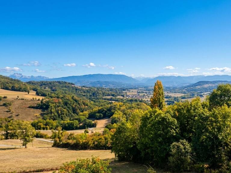 VALLIÈRES-SUR-FIER – BATISSE DE CARACTERE | VUE D’EXCEPTION ET POTENTIEL D’AGRANDISSEMENT — photo 1