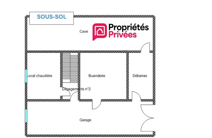 Maison 5 pièces 142m2 sur grand sous-sol total 3 chambres 3 box extérieurs jardin 1100m2 219000 FAI — photo 4
