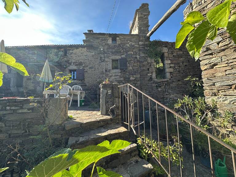 ARDÈCHE - AUTHENTIQUE MAISON EN PIERRE  AVEC 2 RUINES — photo 1