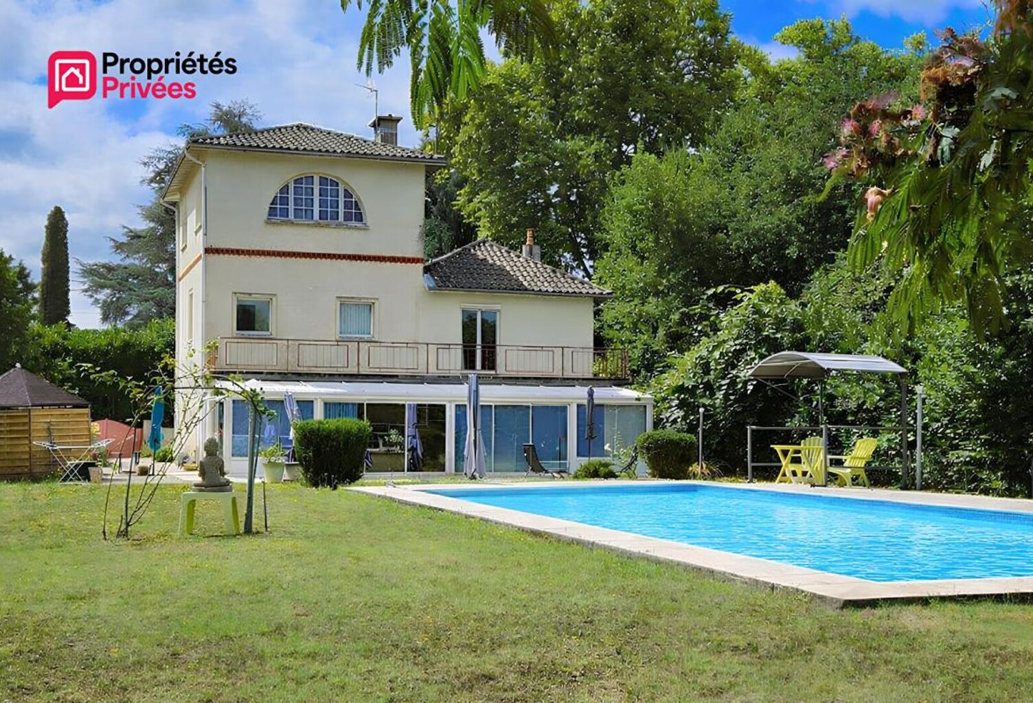 Maison de caractère en pierre 350 m² - 4 chambres - piscine chauffée - parc 3500 m² — photo 1