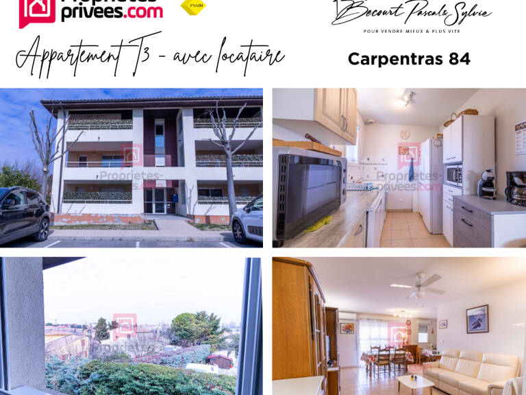 INVESTISSEURS- appt T3  67.32 m2 avec terrasse 14 m2, garage, parking. loué — photo 1