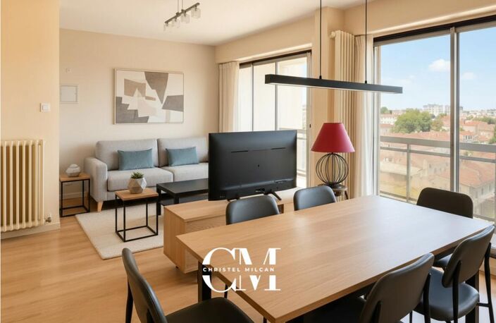 Appartement Bordeaux Croix-blanche 2 pièces 45 m2, balcon, parking, cave, piscine — photo 5