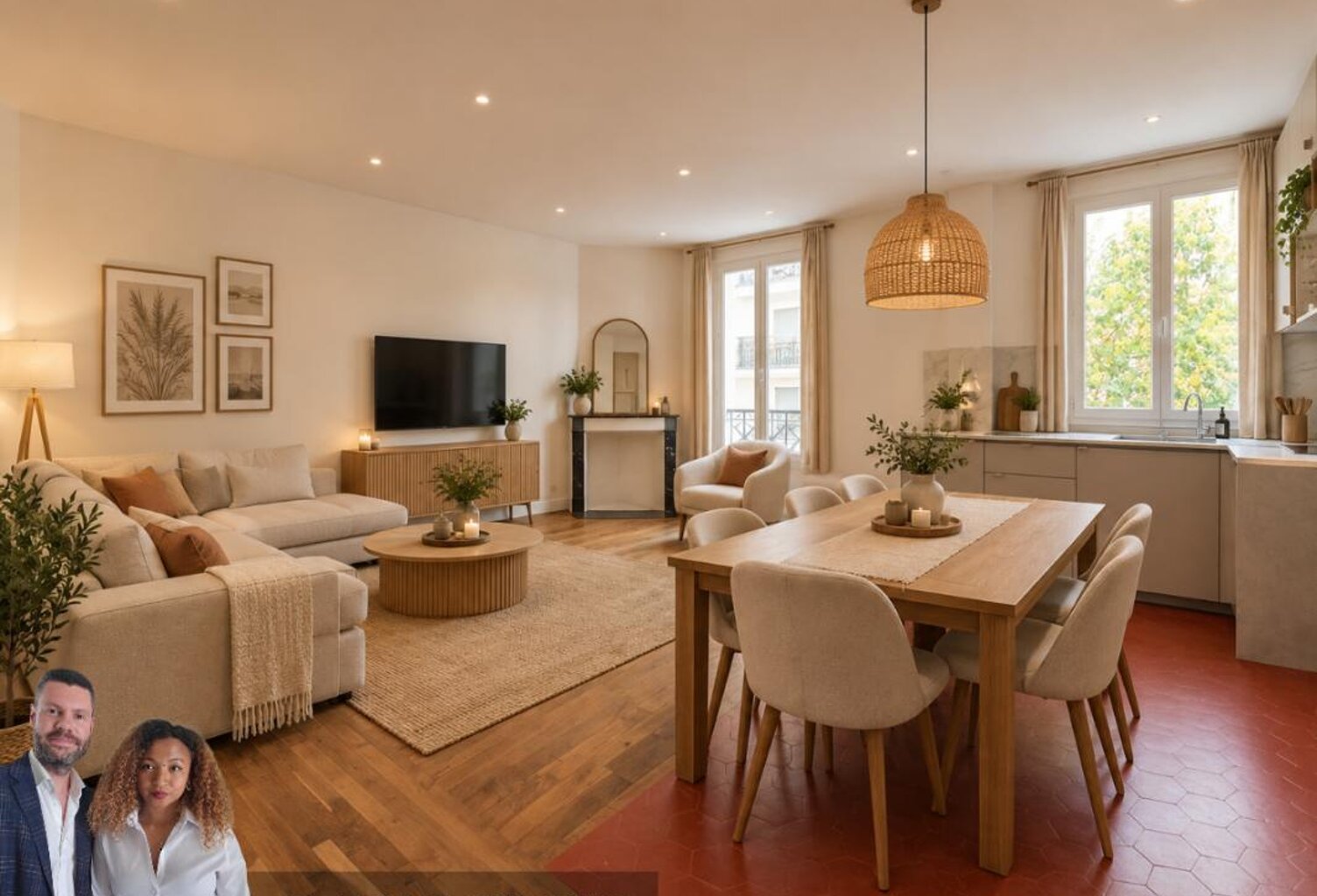 COUP DE COEUR appartement Suresnes 3 pièces 57.15 m2 entièrement rénové — photo 1