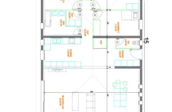 Terrain  2000 m2 PC accorde — photo 5