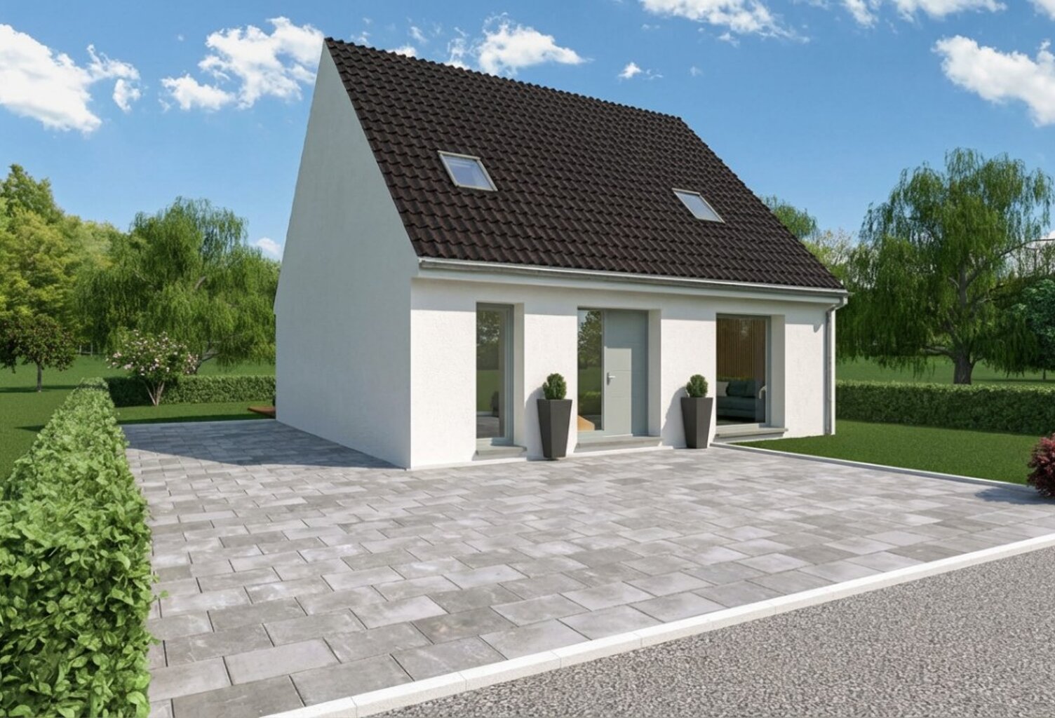 Vente maison 7 pièces 100 m² Camphin-en-Carembault (59133) — photo 1