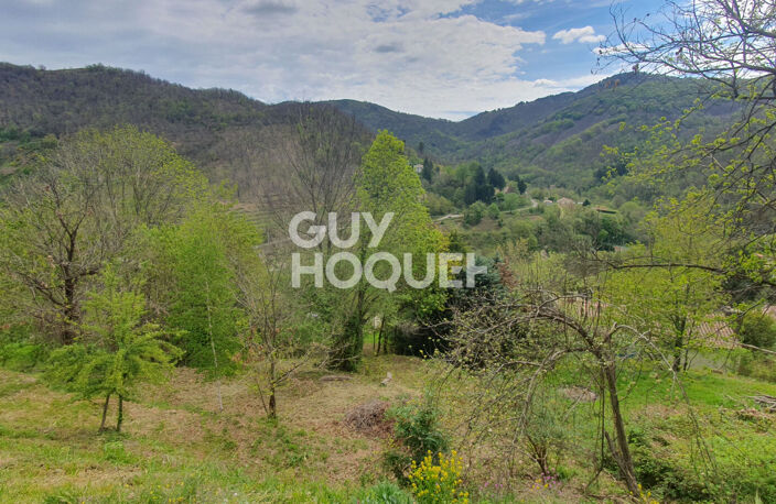 Terrain constructible de 1270m² à Antraigues sur Volane — photo 2