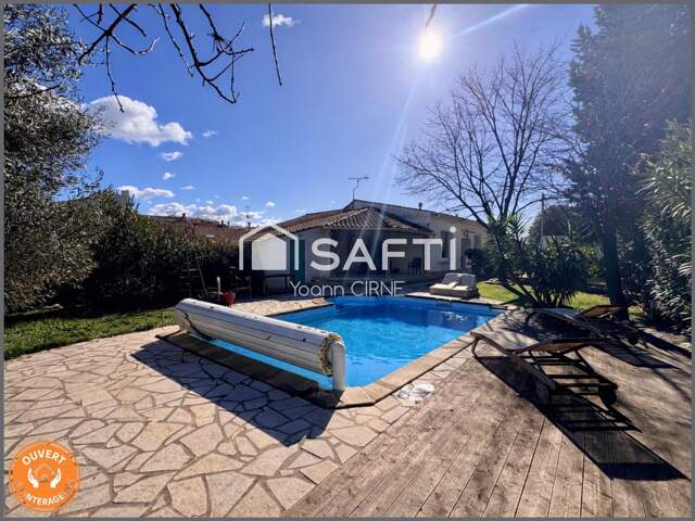 Maison de Plain-pied type 4 avec jardin et piscine — photo du bien