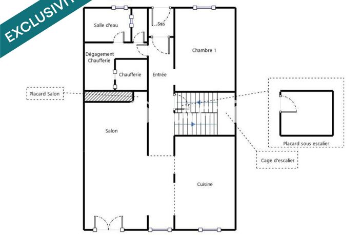 Corp de ferme rénové 170m², 5 chambres, 90 m² grenier, 550m² de dépendances. — photo 3