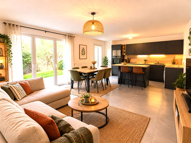 Appartement T3 en rez-de-jardon de 66.61 m2 hab. 69630 CHAPO — photo du bien