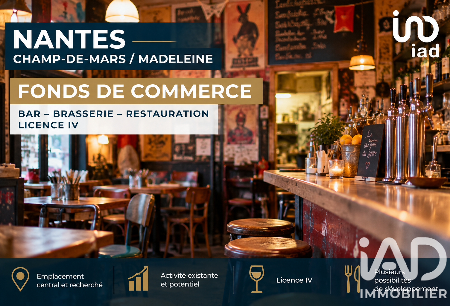 Vente Bar, Brasserie, Tabac — photo 1